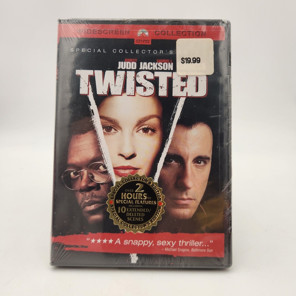 Twisted DVD Special Collector's Edition Ashley Judd Samuel L Jackson Widescreen